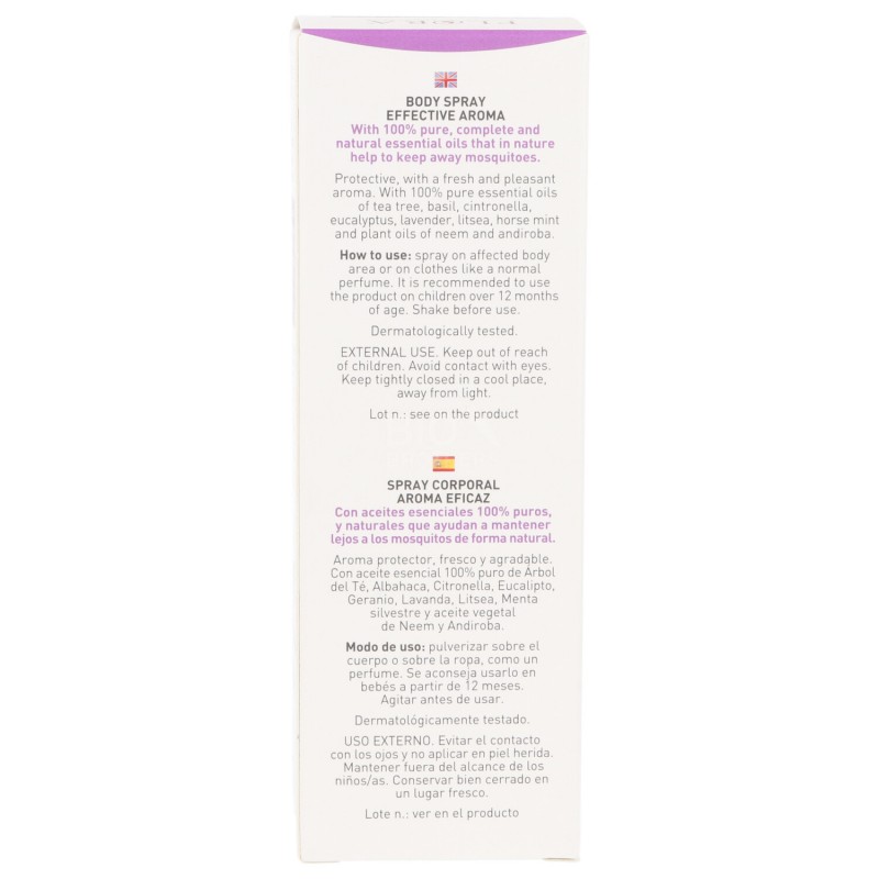 Spray corpo naturale anti zanzare