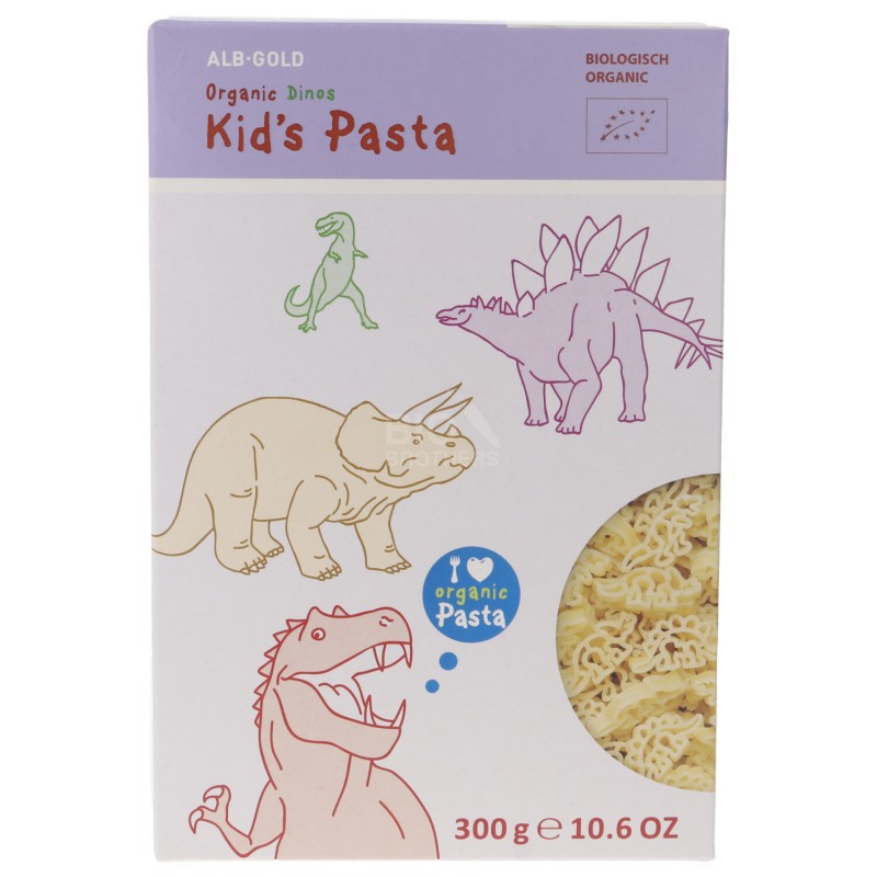 KID'S PASTA DINOS BIO 300G ALB NATUR