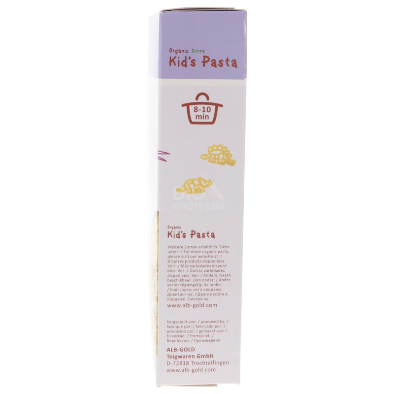 KID'S PASTA DINOS BIO 300G ALB NATUR