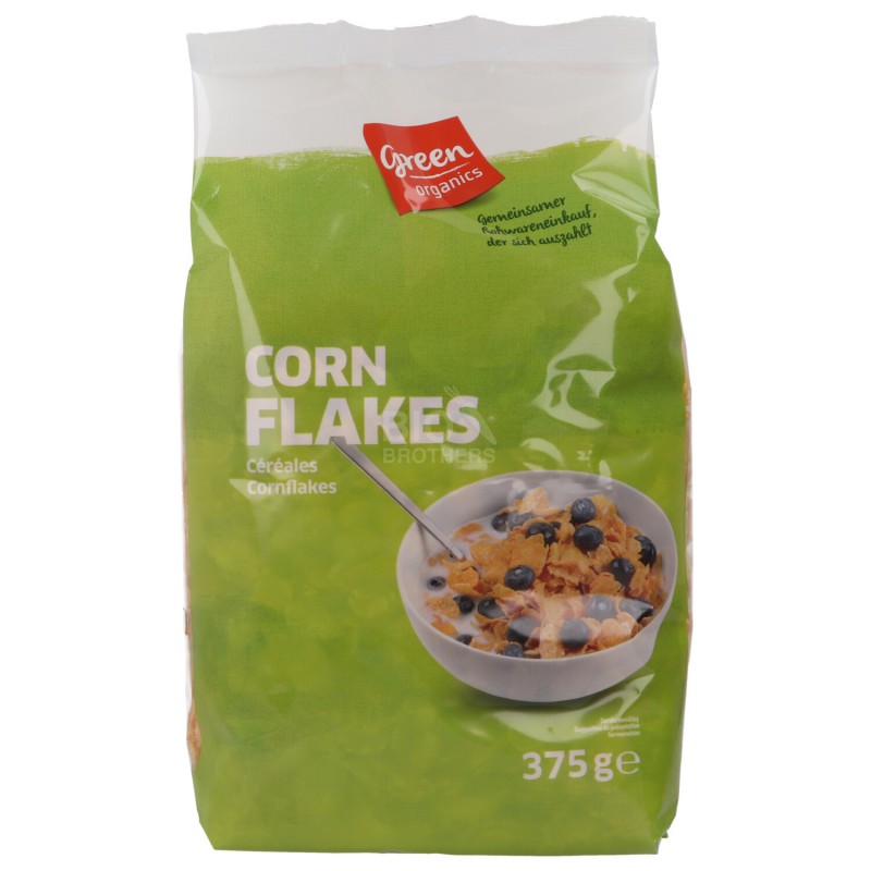 CORNFLAKES 375G GREENORG