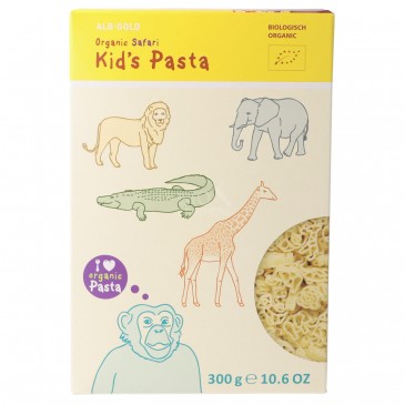 KID'S PASTA SAFARI BIO 300G ALB GOLD KID'S PASTA SAFARI BIO 300G ALB GOLD
