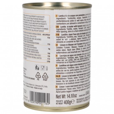LENTICCHIE V.DI 400GR NUTR. LENTICCHIE V.DI 400GR NUTR.