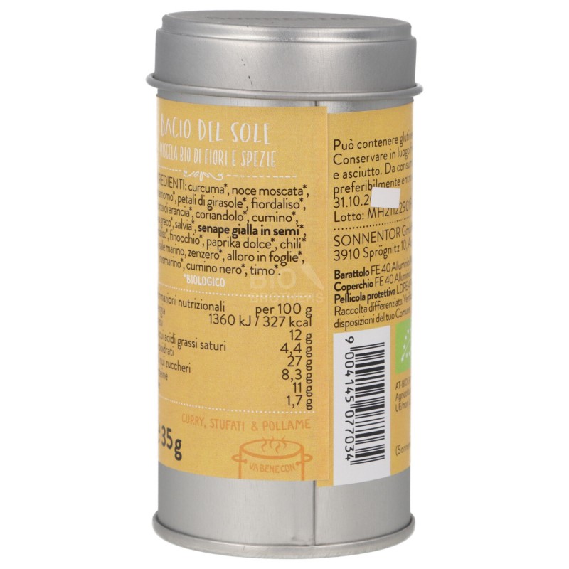 Bacio del Sole, mix di Fiori e Spezie