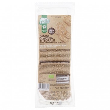 PANINI AVENA INTEGRALE 3X60GR S/GLUT.