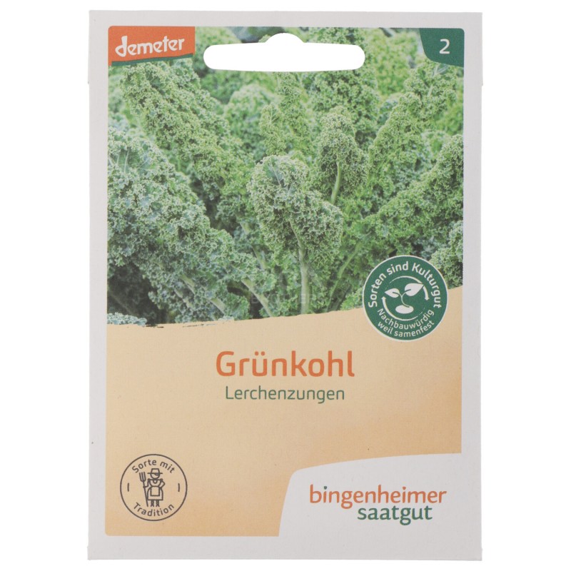 CAVOLO RICCIO CRESPO KALE SEMENTI DEMETER BUSTINA