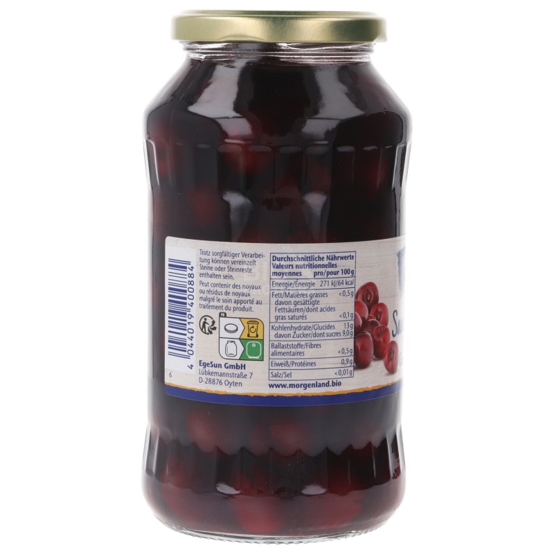 Amarene sciroppate denocciolate non dolcificate