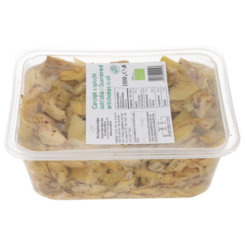 CARCIOFI A SPICCHI SOTT'OLIO 1KG (BIO)