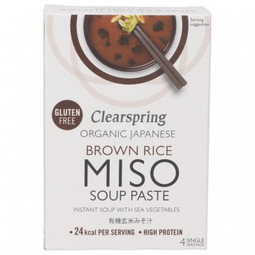 ZUPPA MISO IN PASTA ALGHE 4X15GR CLEAR. ZUPPA MISO IN PASTA ALGHE 4X15GR CLEAR.