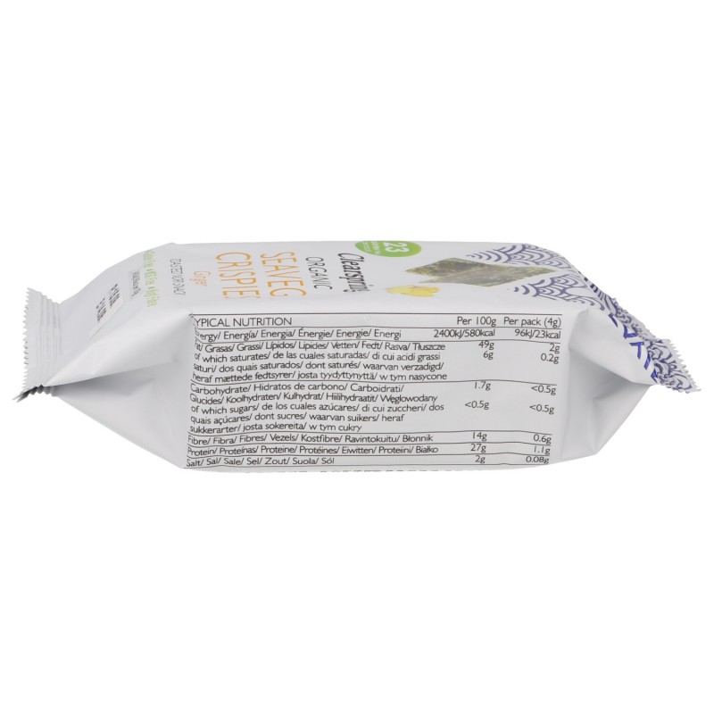 ALGHE CHIPS ALLO ZENZERO 4GR