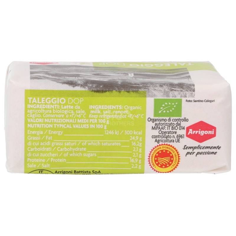 TALEGGIO DOP PORZIONATO 200G ARRIGO