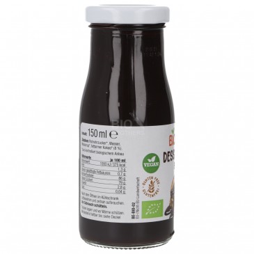 SALSA TOPPING CIOCCOLATO PER DESSERT BIO S/G 150ML