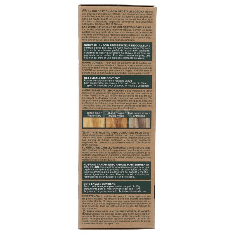 Tinta biondo dorato vegan