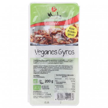 VEGANKEBAB GYROS SEITAN ALLE SPEZIE 200GR TOPAS VEGANKEBAB GYROS SEITAN ALLE SPEZIE 200GR TOPAS