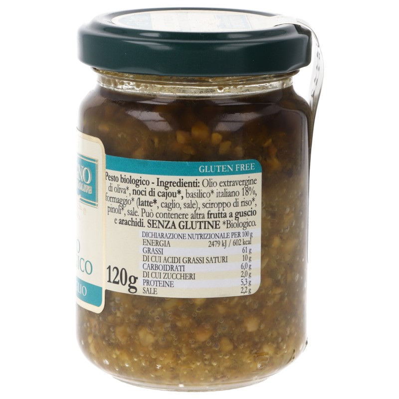 Pesto biologico senza aglio