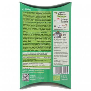 TOFU MASALA BIO 160GR TOFU MASALA BIO 160GR
