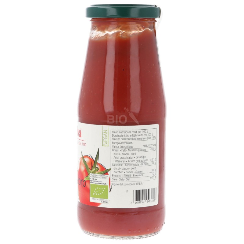 Passata di pomodori italiani bio