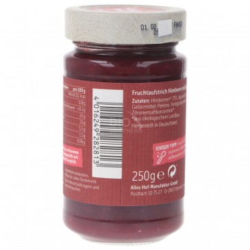 LAMPONE SPALMABILE BIO CON AGAVE 250G ALLOS LAMPONE SPALMABILE BIO CON AGAVE 250G ALLOS