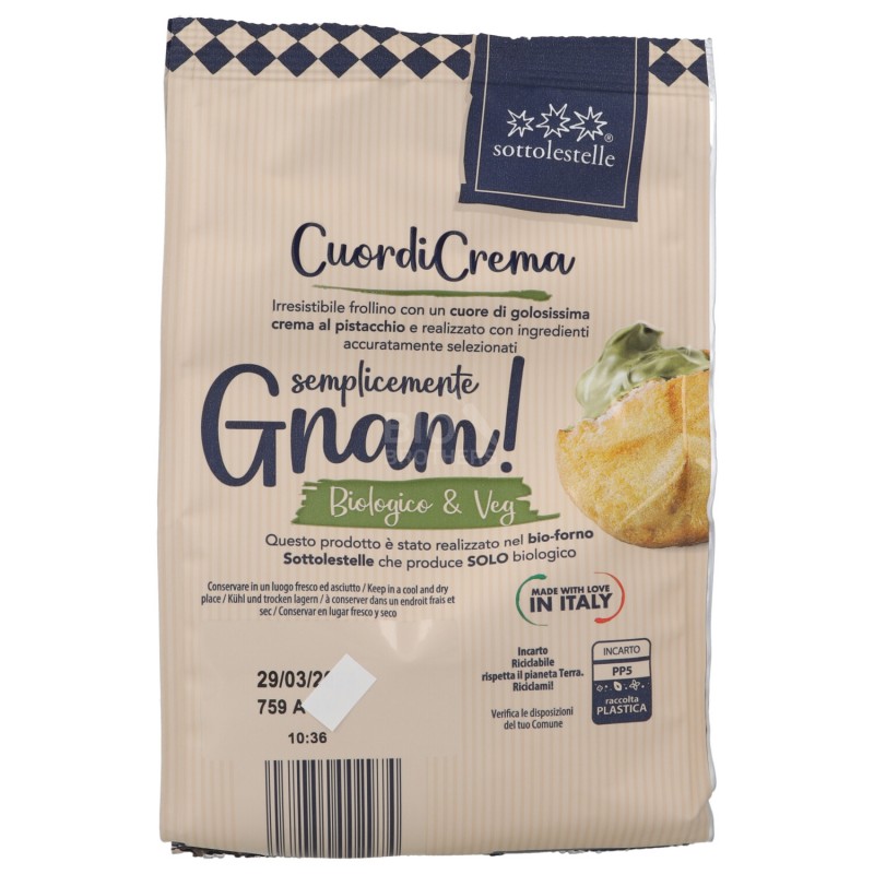 CUORDICREMA AL PISTACCHIO BIO 200GR