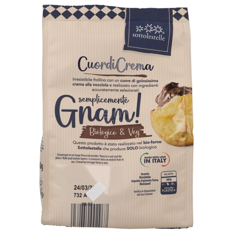 CUORDICREMA ALLA NOCCIOLA BIO 200GR