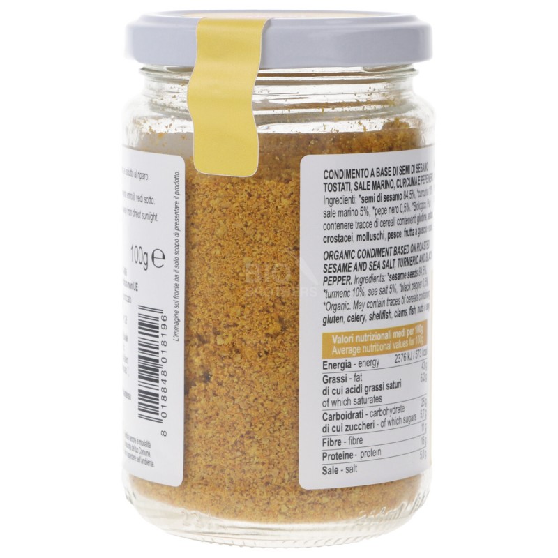 GOMASIO CURCUMA E PEPE 100GR