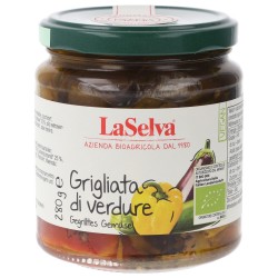 Grigliata vegan di verdure bio sott'olio