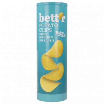 POTATO CHIPS BIO IN TUBO 160G BETT'R POTATO CHIPS BIO IN TUBO 160G BETT'R
