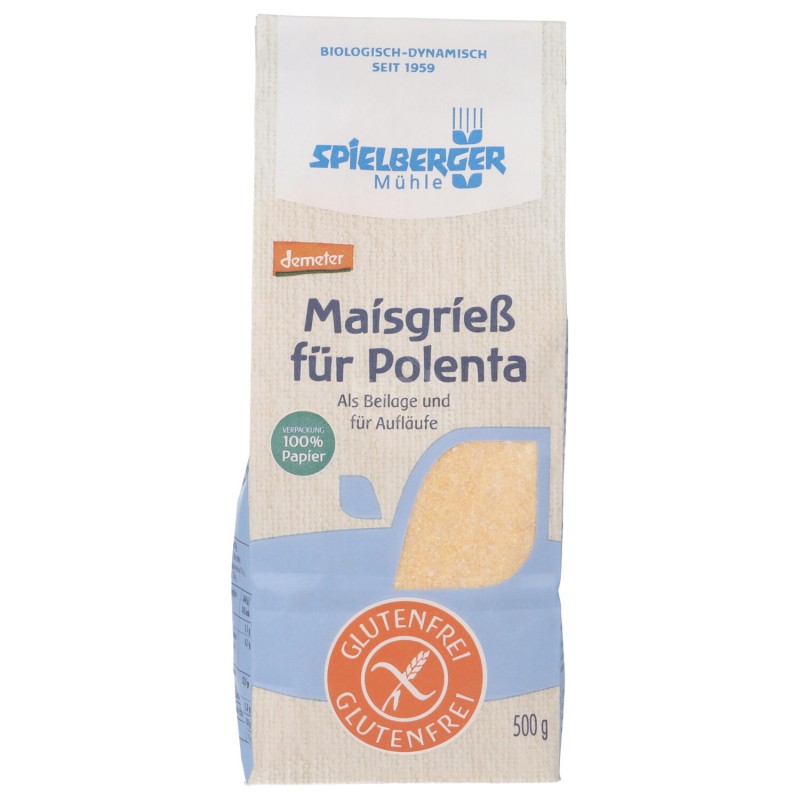 FARINA MAIS PER POLENTA S./GLUTINE BIO 500G