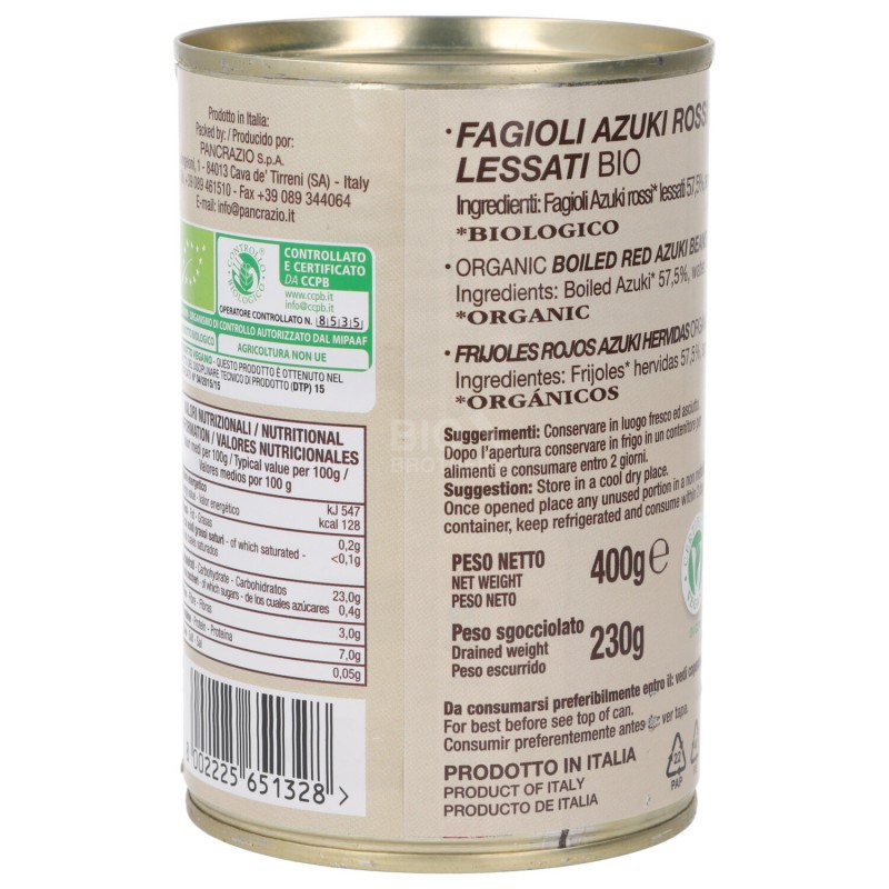 AZUKI LESSATI BIO 400G CHEF