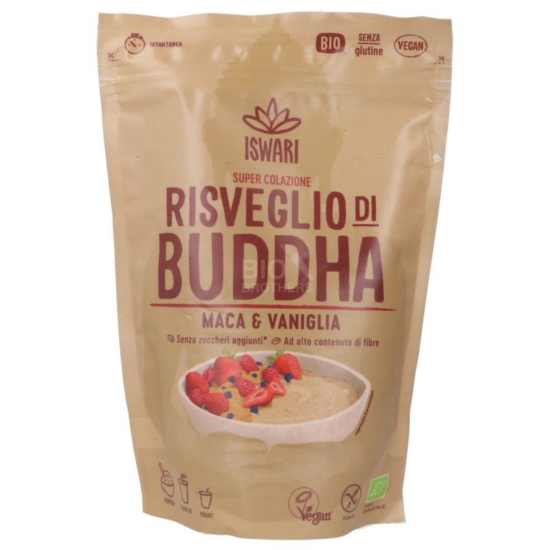 Risveglio di Buddha Maca e Vaniglia Bio Vegan farina colazione Superfood