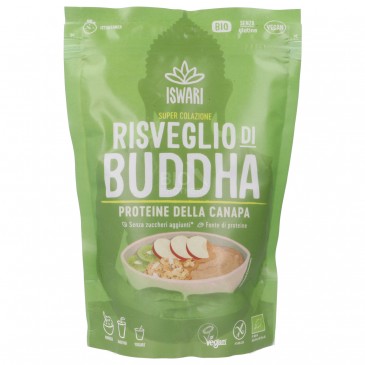 Risveglio di Buddha con Proteine della Canapa Bio Vegan per colazione Superfood