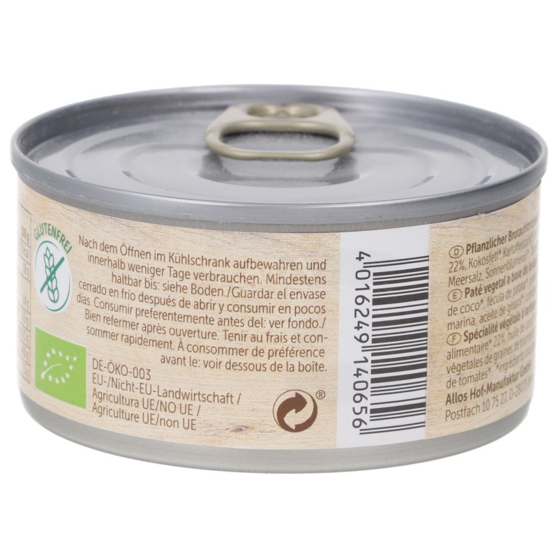 Patè vegetale ''classico'' bio