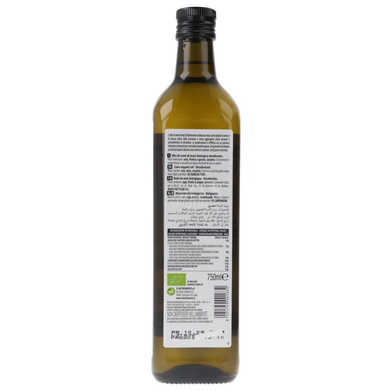 Olio di semi di mais spremuto a freddo