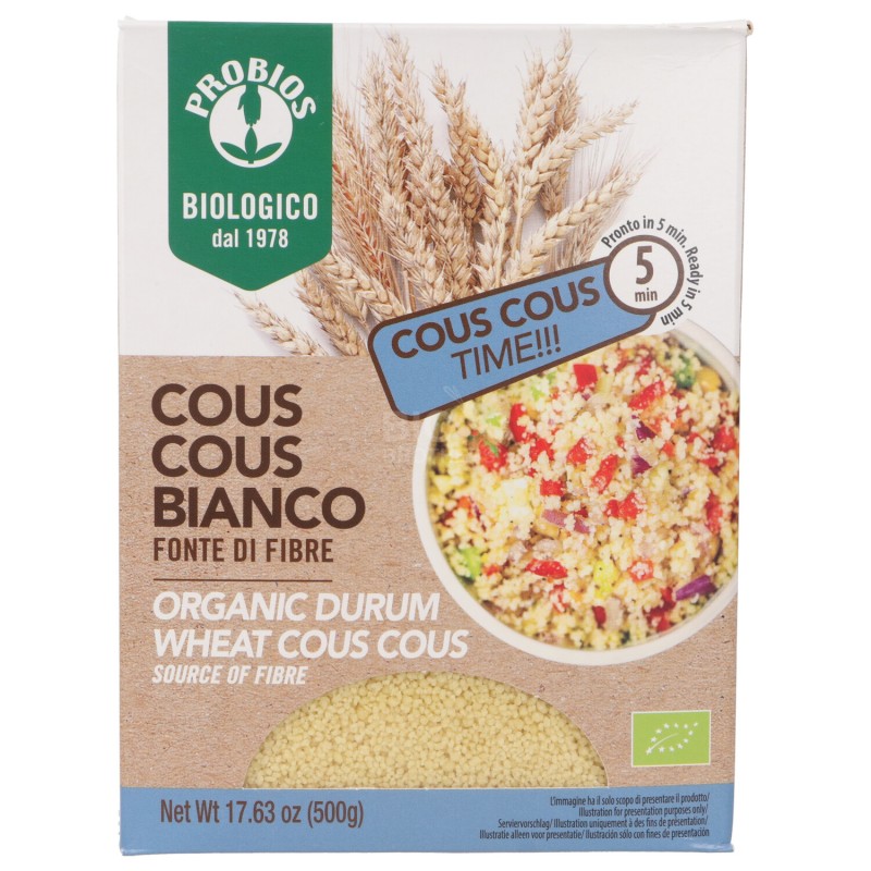 COUS COUS BIANCO BIOLOGICO 500GR PROBIOS