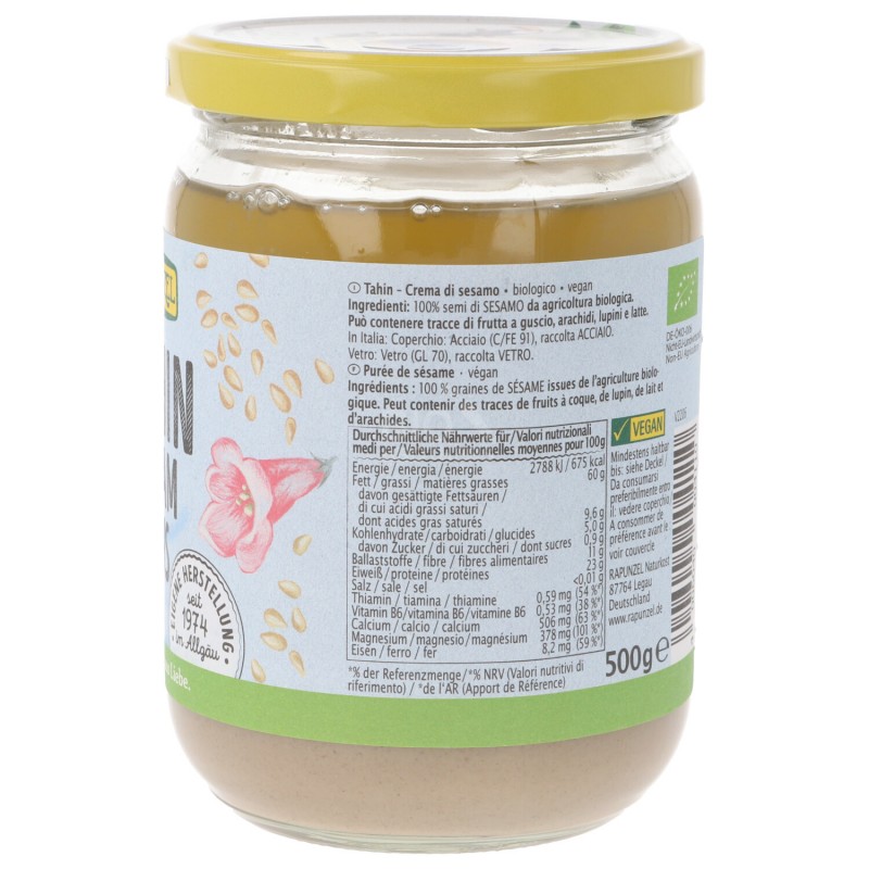 Tahin, crema bio di sesamo