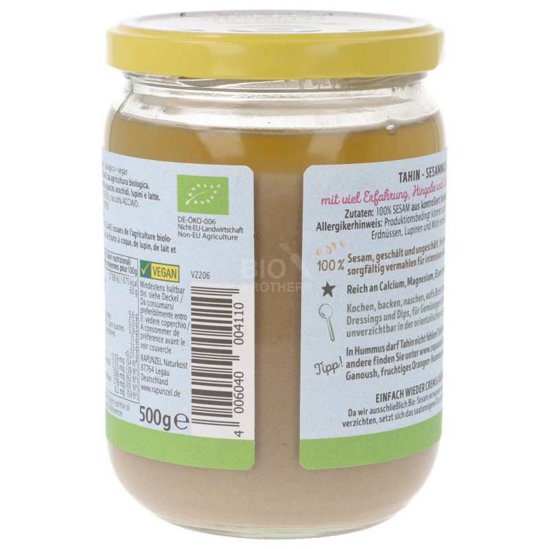 Tahin, crema bio di sesamo