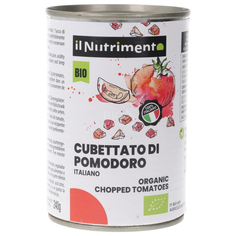 Cubettato di Pomodoro Biologico in lattina Cubettato di Pomodoro Biologico in lattina