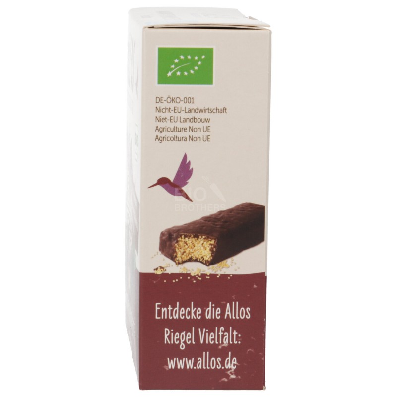 Multipack Merendine Amaranto soffiato ricoperte Cioccolato fondente biologiche