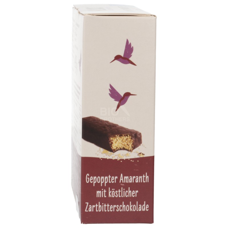 Multipack Merendine Amaranto soffiato ricoperte Cioccolato fondente biologiche