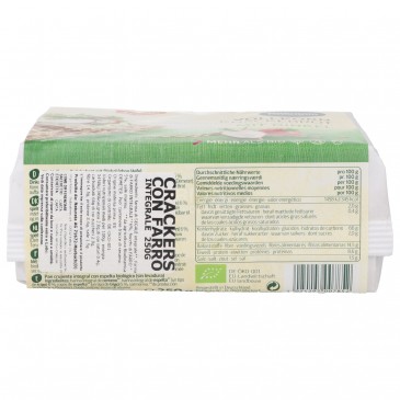 CRACKERS CROCCANTI CON FARRO DEMETER 250G CRACKERS CROCCANTI CON FARRO DEMETER 250G