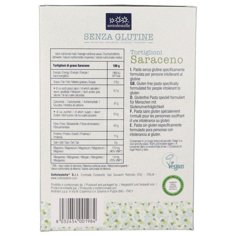 TORTIGLIONI GR.SARACENO 340GR