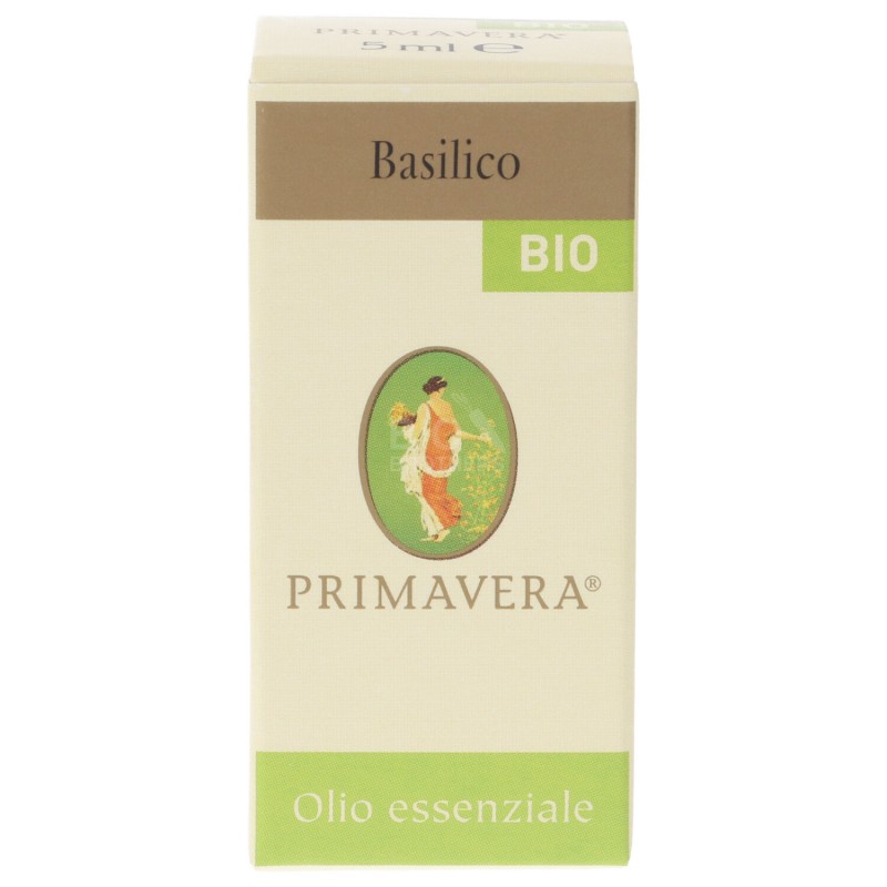 OLIO ESSENZIALE PURO DI BASILICO BIOLOGICO 5ML
