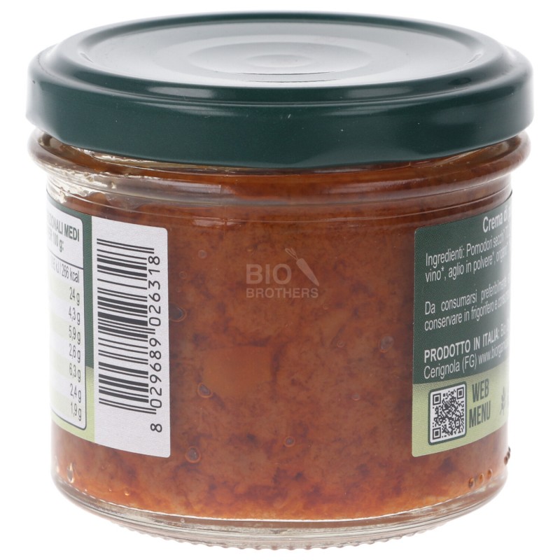 Crema spalmabile di pomodori secchi bio