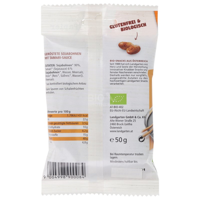 Snack Soia Tostata al tamari Bio