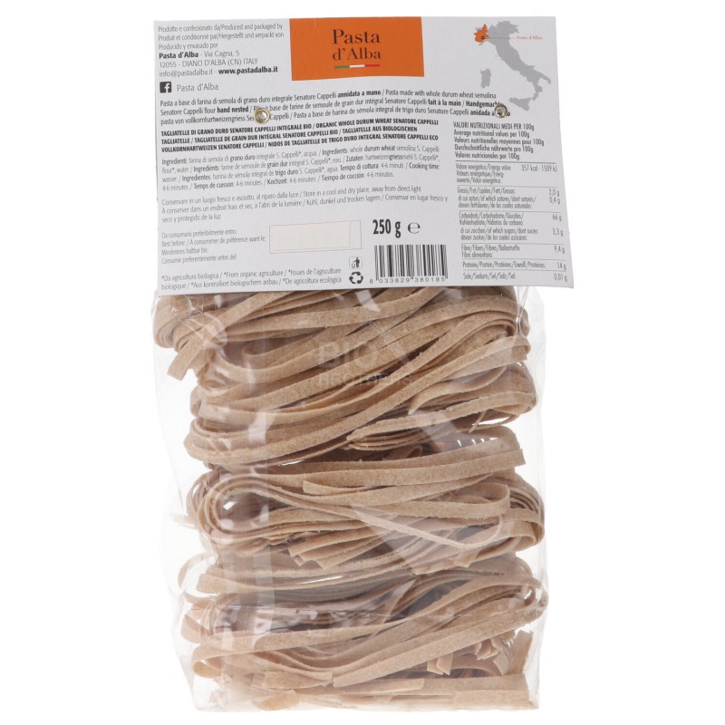 TAGLIATELLE SEN.CAPPELLI INT.BIO 250GR