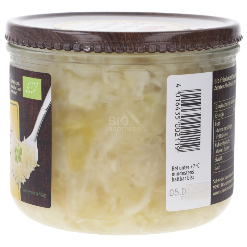 CRAUTI BIO IN VASO NON PASTORIZZATI 540ML 