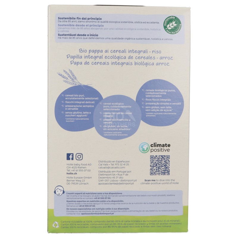 Pappa di riso  bio dal quarto mese