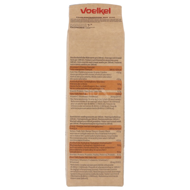 Succo di arancia demeter