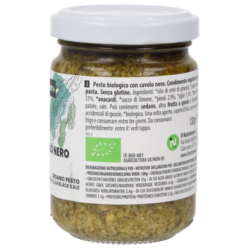 Pesto con cavolo nero biologico
