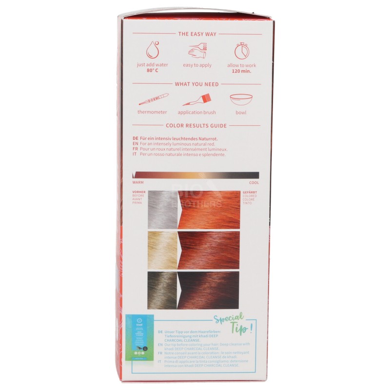 TINTA NAT.HENNE'PURO 100G KHADI