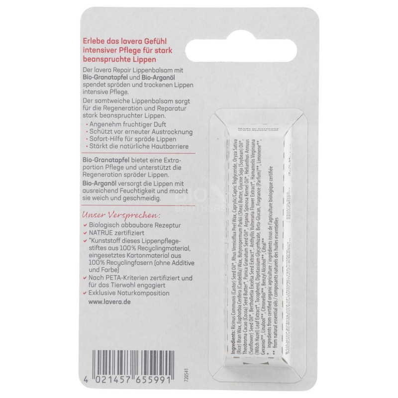 BALSAMO PER LE LABBRA PROTECT & REPAIR BIO VEGAN 4.5G LAVERA